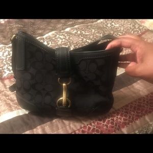 Coach signature handbag